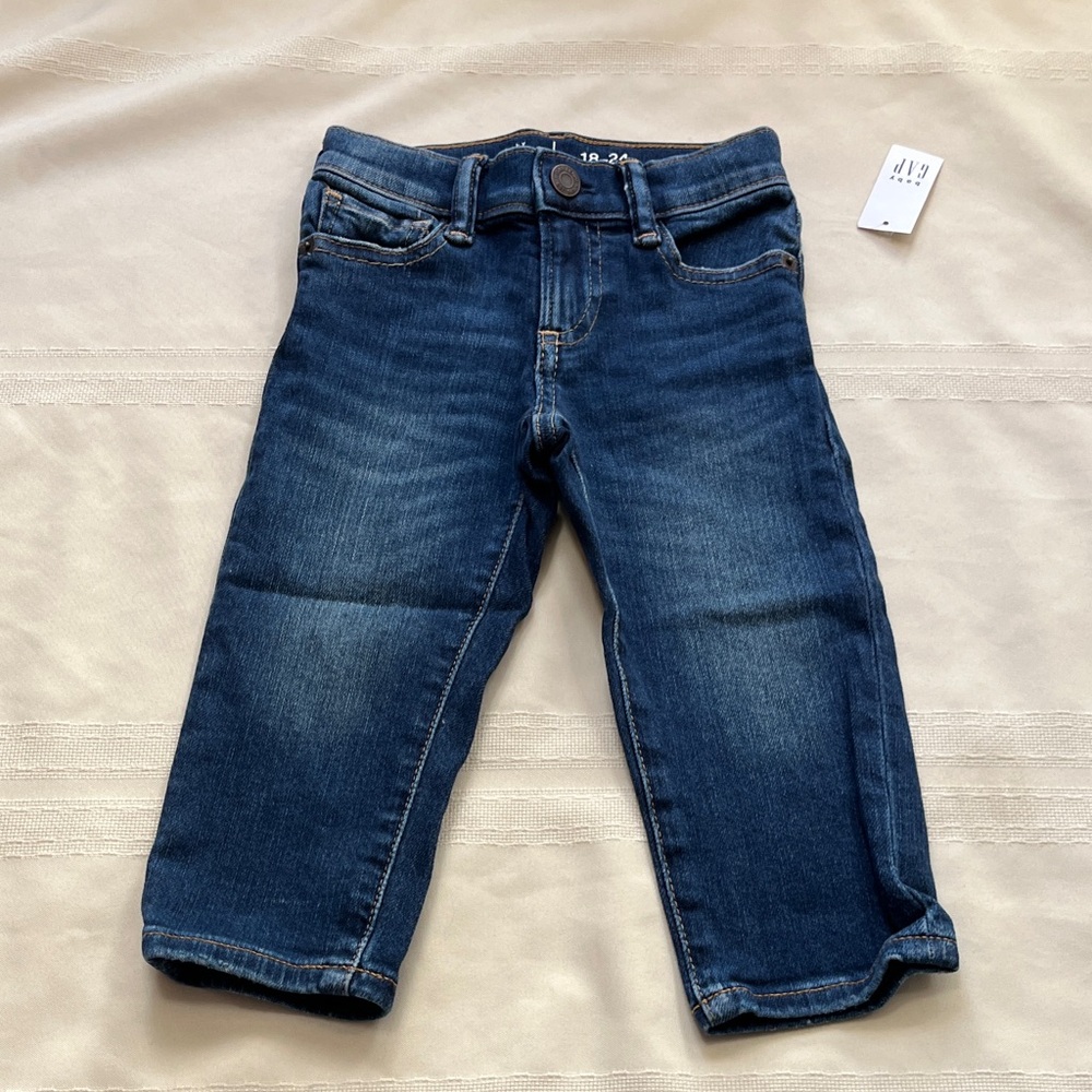 Baby Gap boys jeans Sz 18/24m have stretch see pics NWT